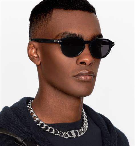 DiorBlackSuit R2I Black Pantos Sunglasses 